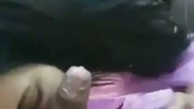 Lady strips and gives an Indian blowjob to her boss