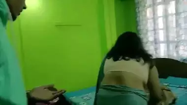 Busty Bhabhi seduces her Devar and records her Indian porn