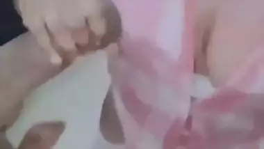 Busty girl enjoys two dicks together in Telugu xxx MMS