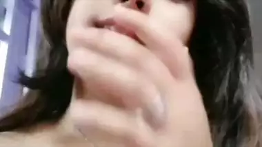 Gorgeous young girl topless video call viral show