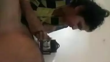 Cute real indian m0m sucking cock 1
