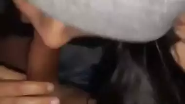 Sexy hacker takes a break to give an Indian blowjob