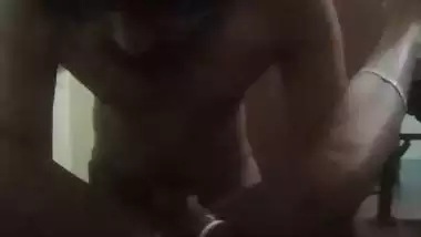 Lonely tenant aunty fuck with young boy at home