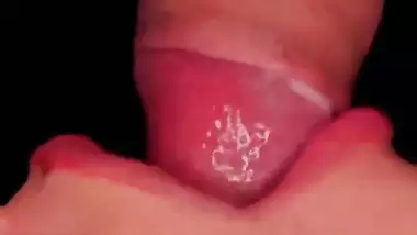 Mindblowing Indian blowjob and cum swallowing