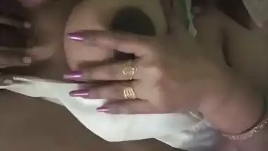 South Indian lady drinks her stepson’s thick cum