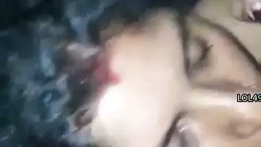 Mallu chechi blowjob to husband after return from Dubai