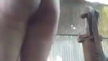 Fair big boobed Indian local girl