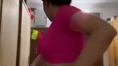 Marathi wife wearing saree after viral nude body showing