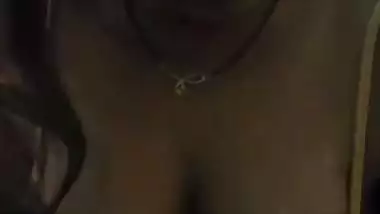 Mature milf asks her lover to suck her boobs