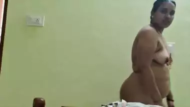 Tamil wife nude walk in bedroom caught by husband