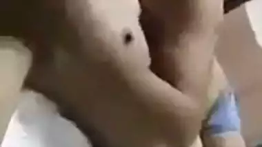 Boob sucking erotic Indian foreplay