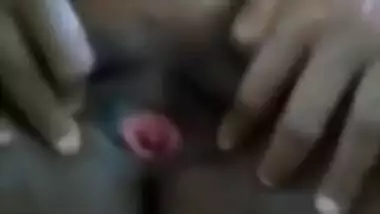 Indian mom lies naked and spreads pussy lips upon boyfriend's request