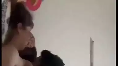 MILF boob sucking and pussy fucking by secret husband