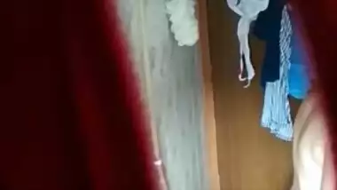 XXX pervert films Desi roommate fantasizing about sex with her
