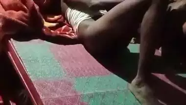 Village couple fucks at midnight in Indian sex video