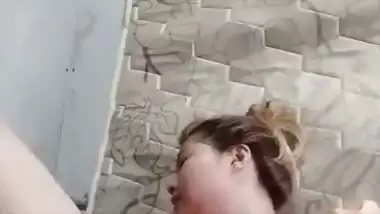 Nepali girl masturbating using big cucumber