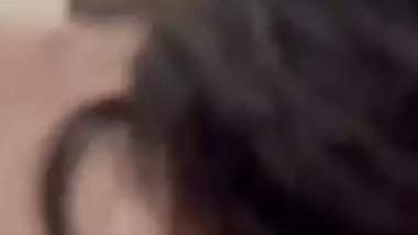 Fucking before mirror in hotel room by horny girlfriend