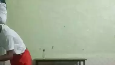 Local sex video of an 18-year-old girl fucking with BF