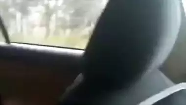 Desi college couples sex in public car
