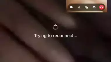 Round face chubby girl nude on video call to boyfriend